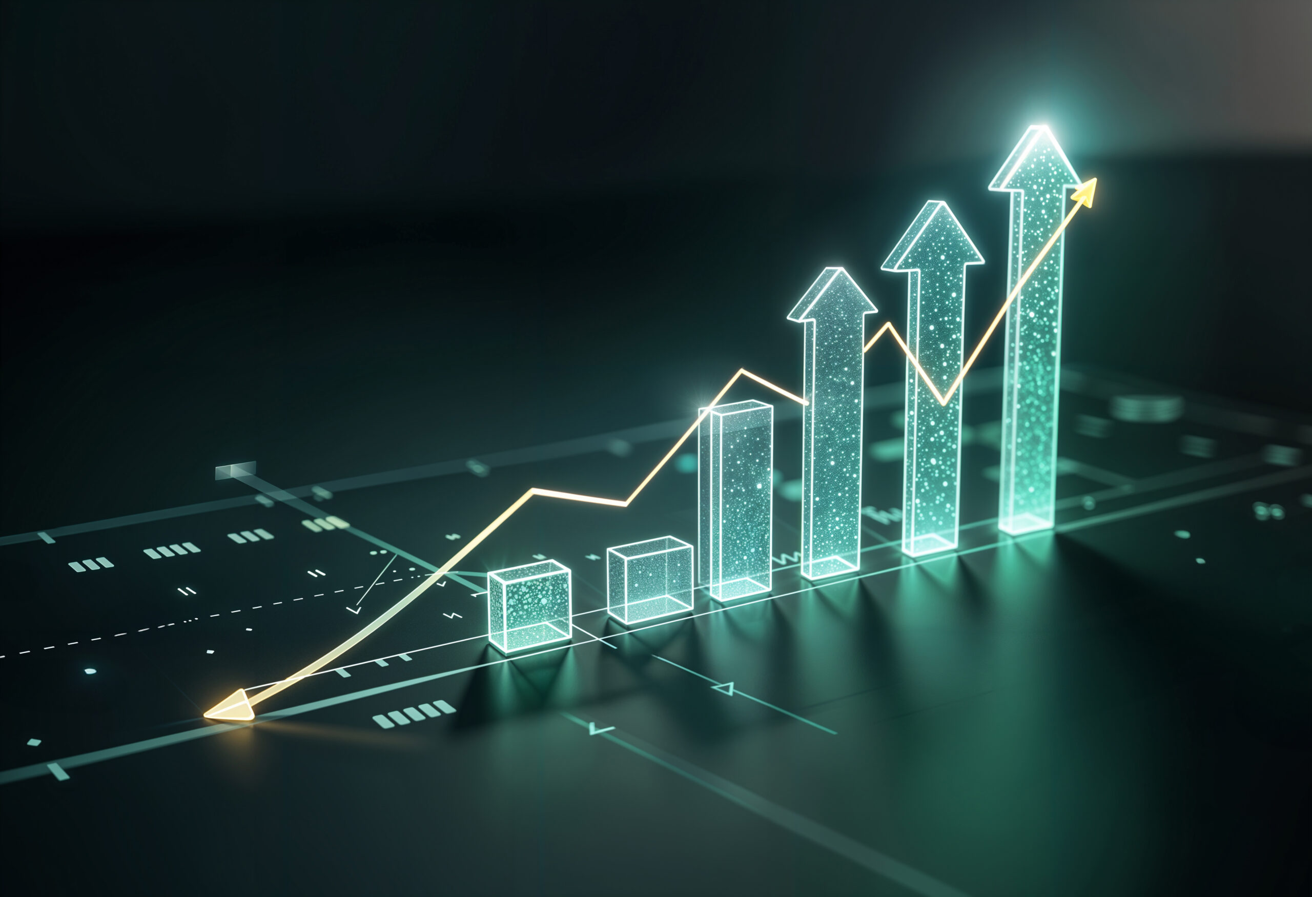 Dashboard de dados e crescimento